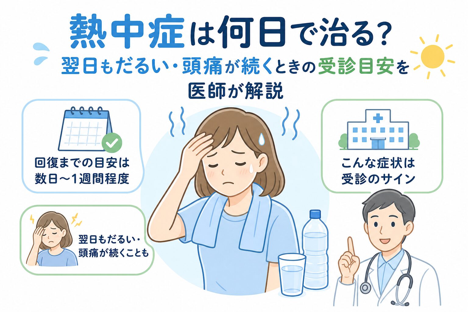 熱中 症 頭痛 治し 方
