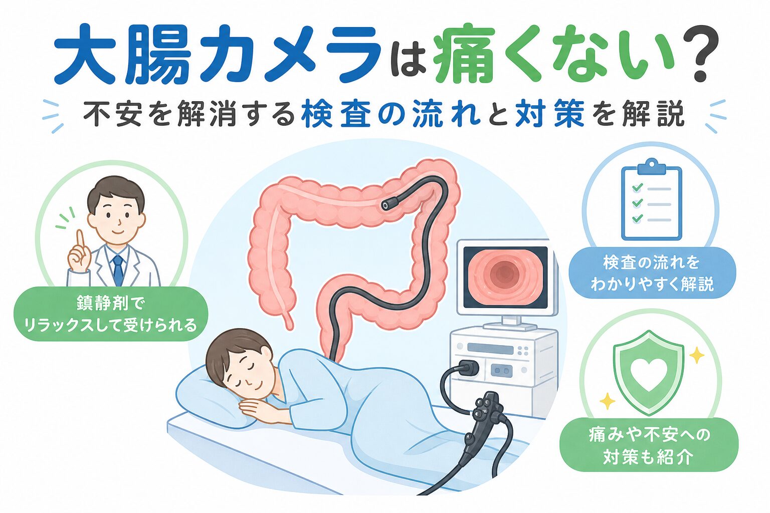 大腸 カメラ 痛み