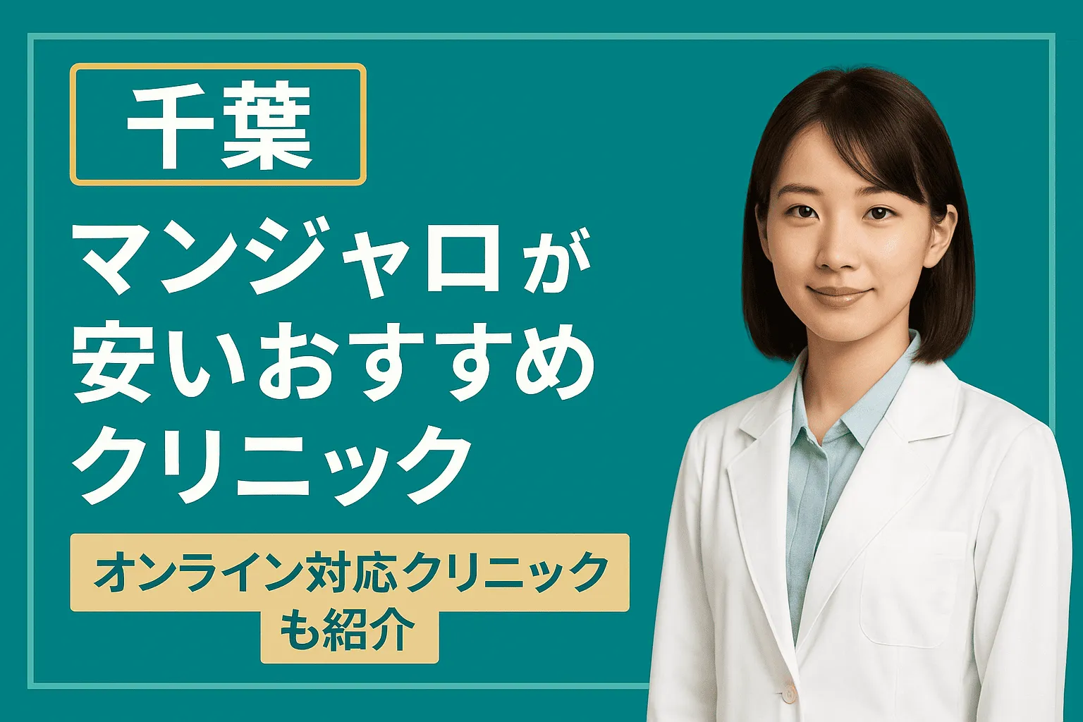 【千葉】マンジャロが安いおすすめクリニック7選！オンライン処方の料金や選び方も解説