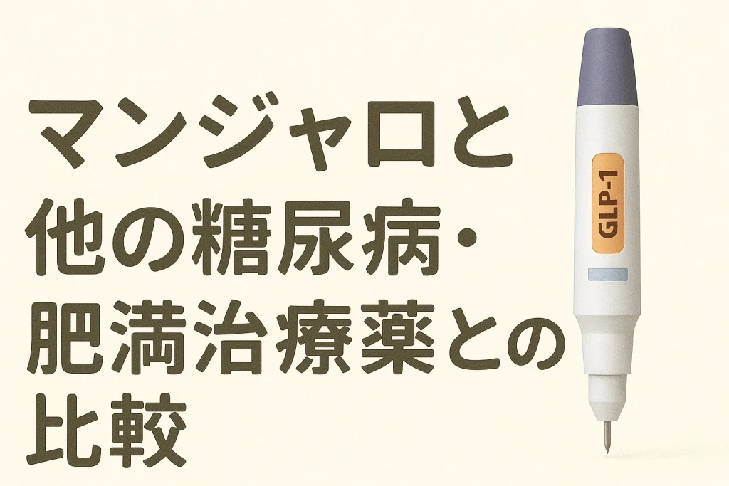 マンジャロと他の糖尿病・肥満治療薬との比較