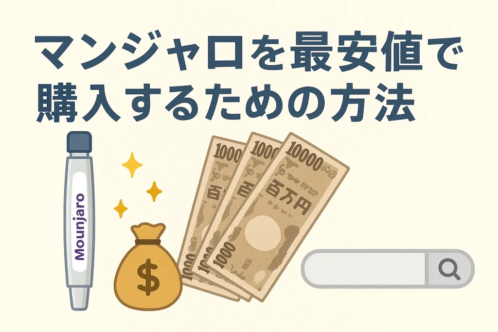 マンジャロを最安値で購入するための方法